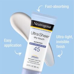 Neutrogena Ultra Sheer Dry Touch Sunscreen SPF45 88ml