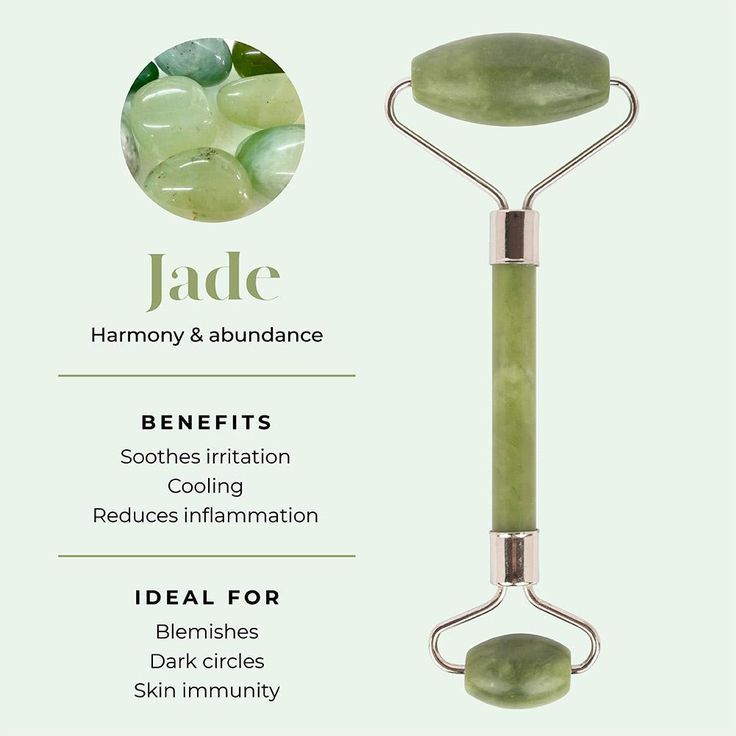 Niki Beauty Original Green Jade Face Roller - Image 3