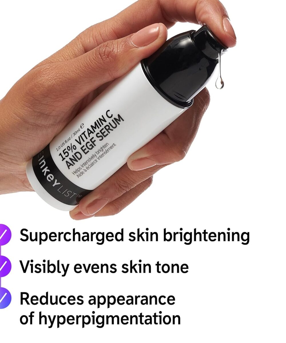 Alternative view of The INKEY List 15% Vitamin C + EGF Serum 30ml