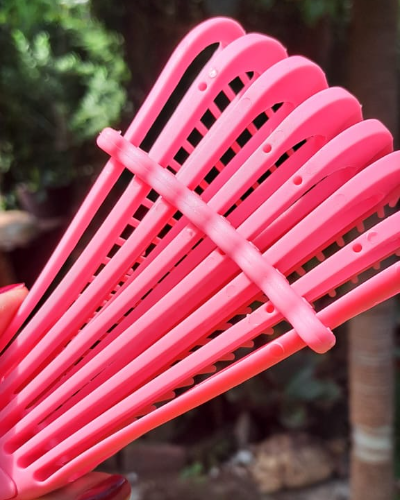 Niki Beauty Detangling Hair Brush – Pink - Image 3