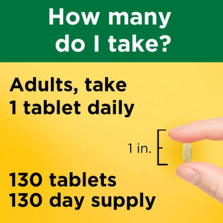 Alternative view of Nature Made Multivitamin Tablets with Iron – 130 Tablets