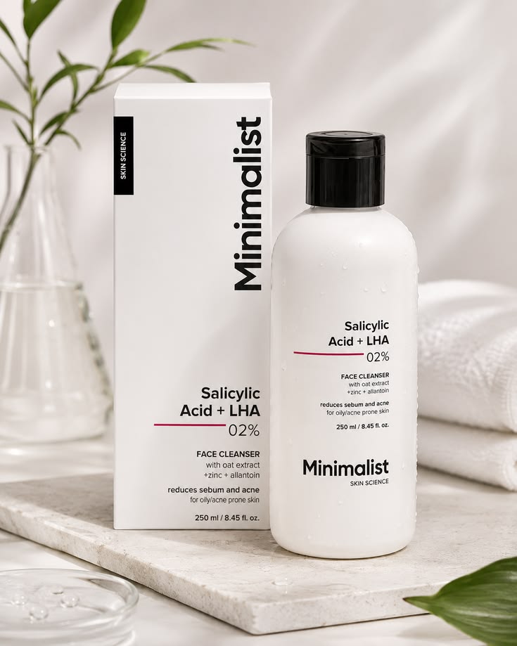 Minimalist Salicylic Acid + LHA 2% Face Cleanser - 100ml