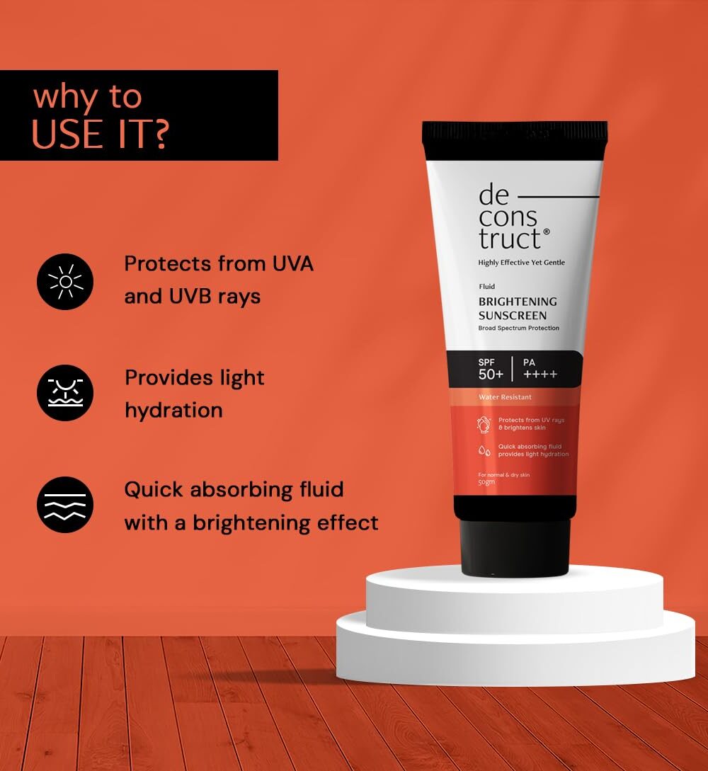Alternative view of Deconstruct Fluid Brightening Sunscreen SPF 50 - 50g
