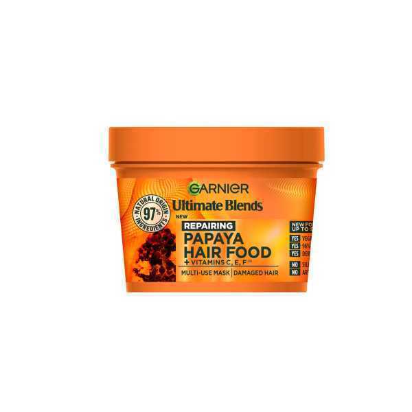 Garnier Ultimate Blends Hair Food Papaya 3-in-1 Damaged Hair Mask 400ml